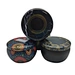 A tin candle jar is a chic and elegant way to display your homemade candles. Its sturdy metal construction and airtight lid help retain the fragrance and quality of the candle, while the unique design adds a touch of sophistication to your space.