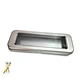 This pencil tin is a sleek and durable container for your stationery collection. Its smooth metal surface and secure lid ensure that your pencils and pens stay organized and protected. Organize your pencils with a pencil tin.