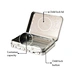 This hinged CR tin is a sturdy container made of high-quality metal. With a sleek design and reliable structure, it's perfect for storing and preserving various items.