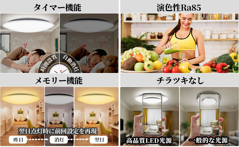 LEDシーリングライト