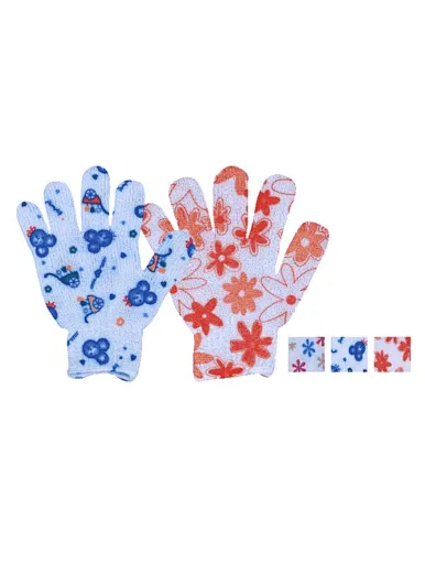 bathing gloves scrub