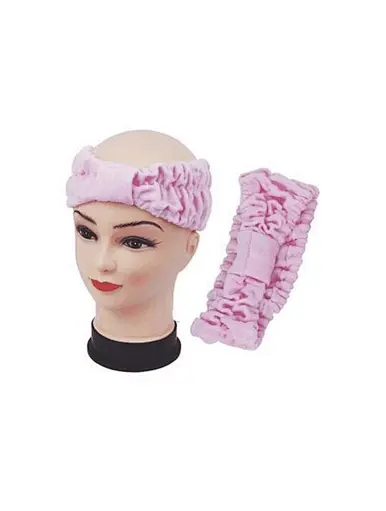 terry cloth headband for washing face