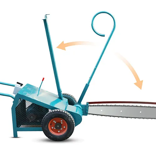 Electric mobile portable wood saw machines tree wood slaher woodworking machine