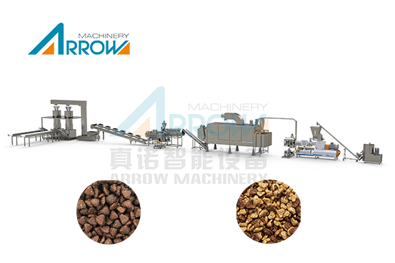 dry kibble pet food making machine