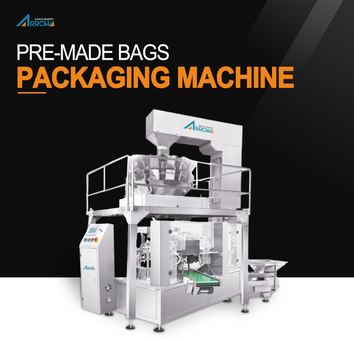 Pre-made Bags Packaging Machine, packaging machine, packaging machinery, packaging equipment, packaging automation, packaging line, packaging machine manufacture, packaging machine food, packaging machine for food, machine for packaging,