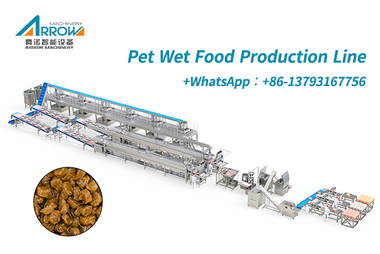 Pet wet food production equipment