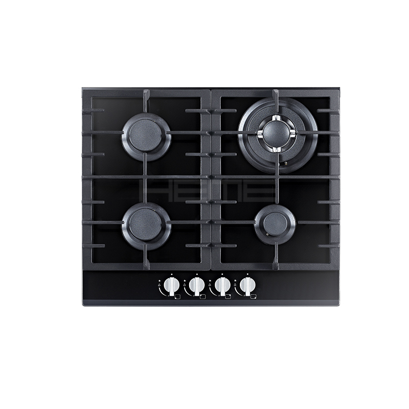 4 Burner Built in Gas Cooktop 60 cm Glass Hob