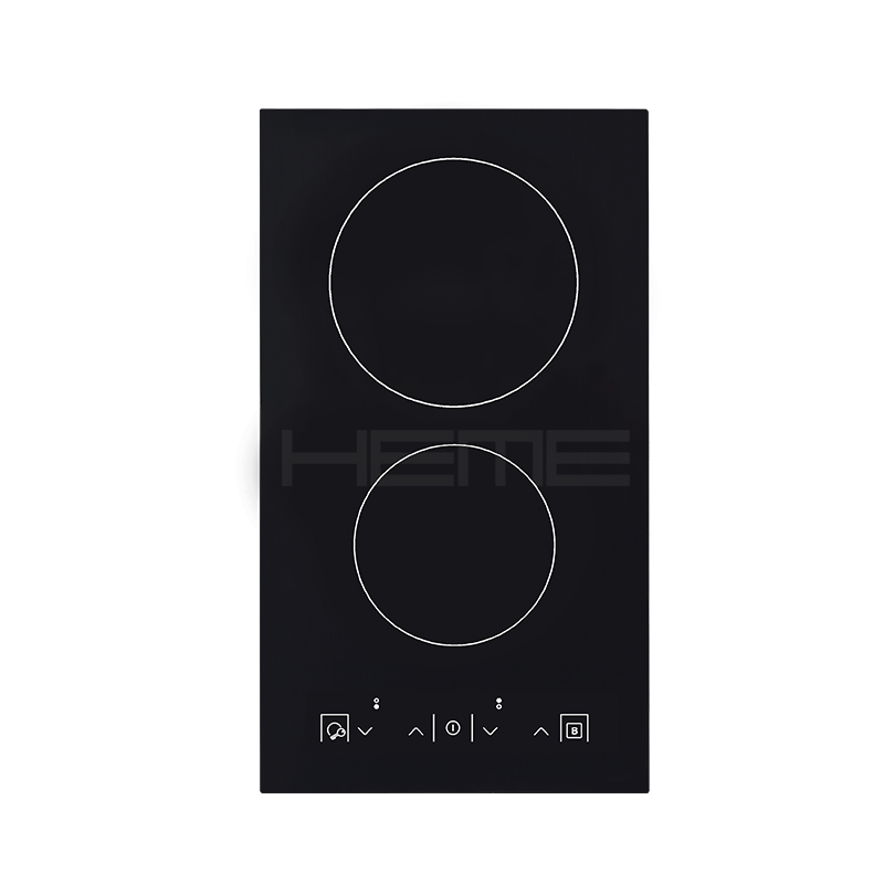 Kitchen cooking appliances ceramic glass panel double burner electric stove