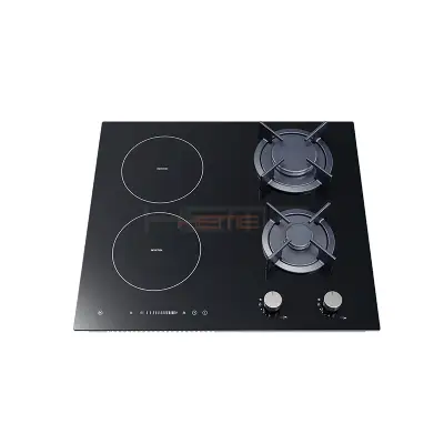 induction and gas hob combined
