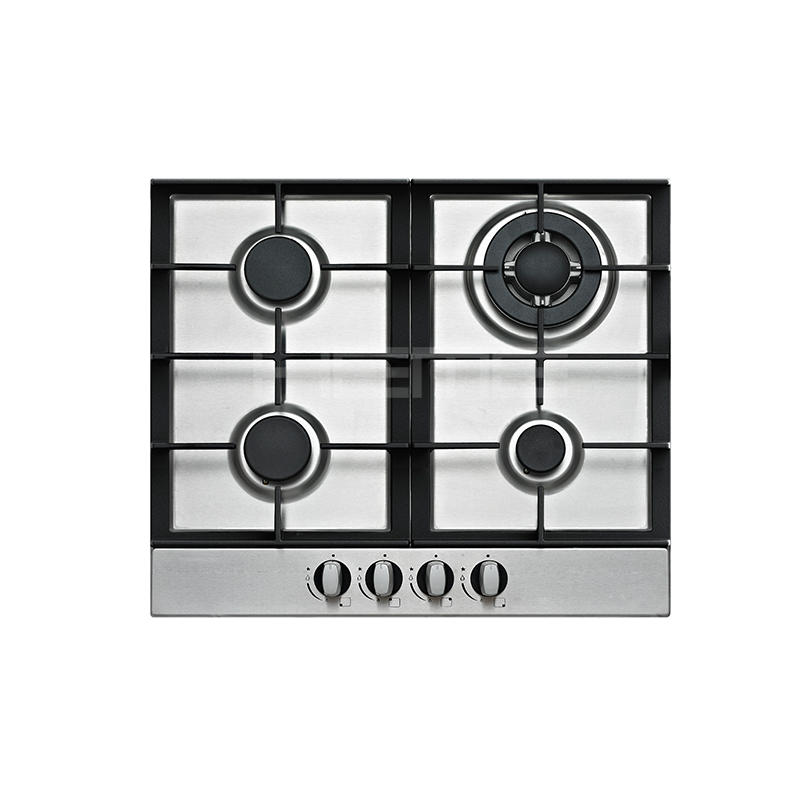 Household Kitchen Appliance Factory Stainless Steel Panel Built-in Gas Hob with 4 Burners