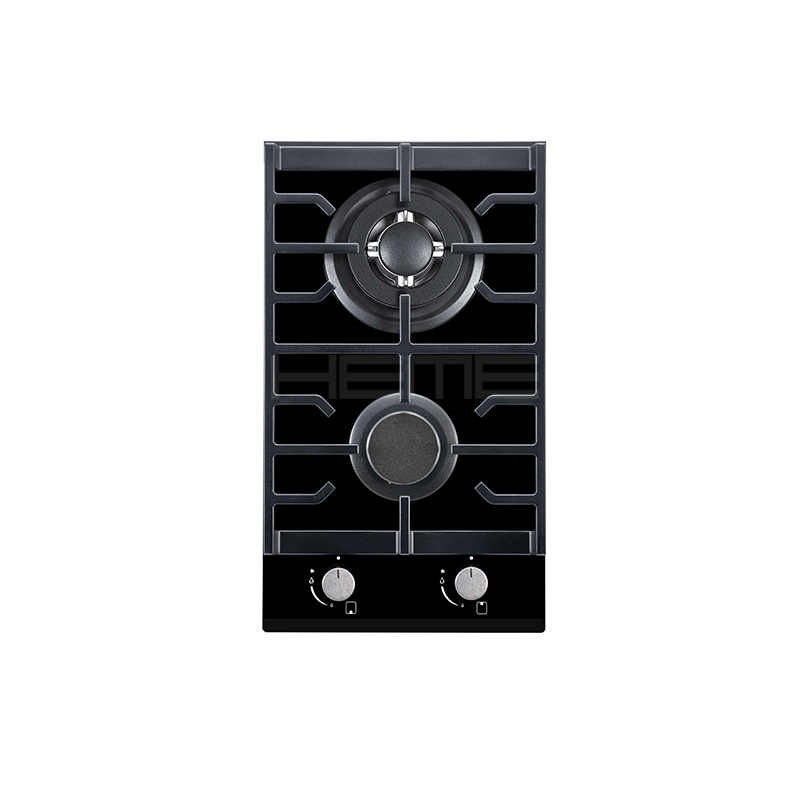 Kitchen Cooking 2 Burners Built in Gas cooktop Tempered glass