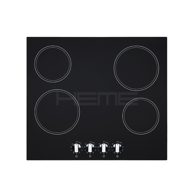Chinese supplier CE CB certificate knob control four burners ceramic cooktop