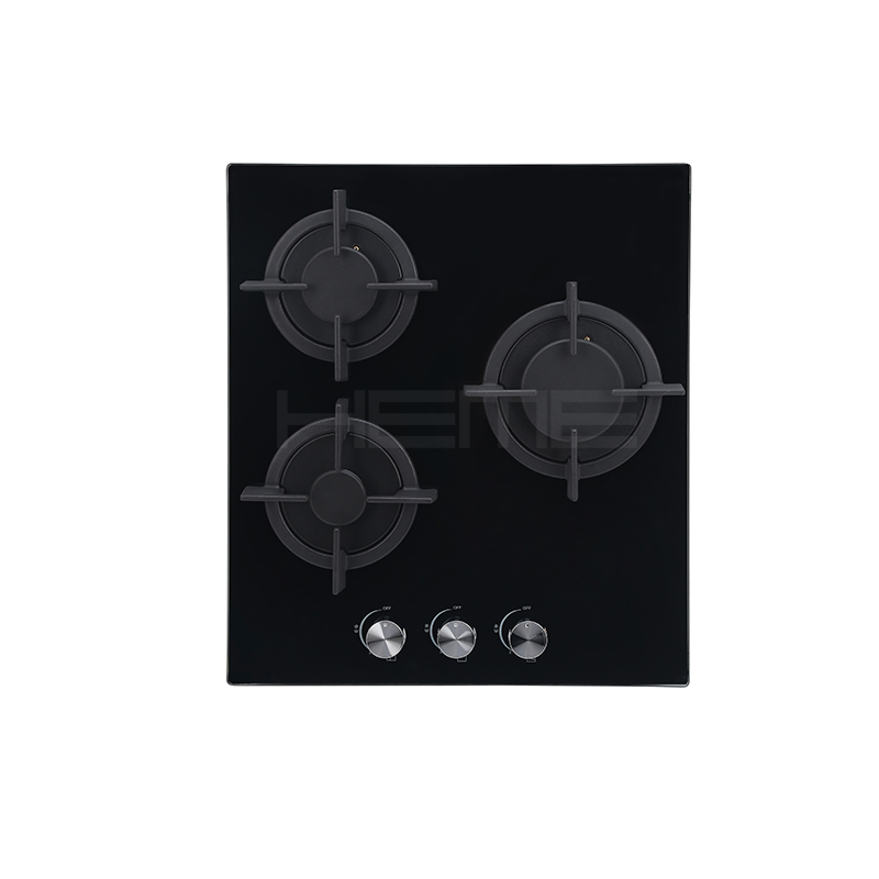 3 Burners Built in Gas Cooktop 45cm Tempered glass with Flame failure device PG4030G-ACB