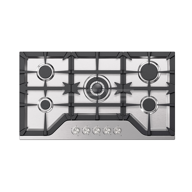 Household North American Built in 5 Burner 36 inch Stainless Steel Gas Hob