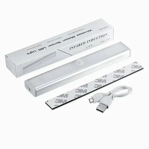 PM802A rechargeable PIR and light sensor activated  LED cabinet light
