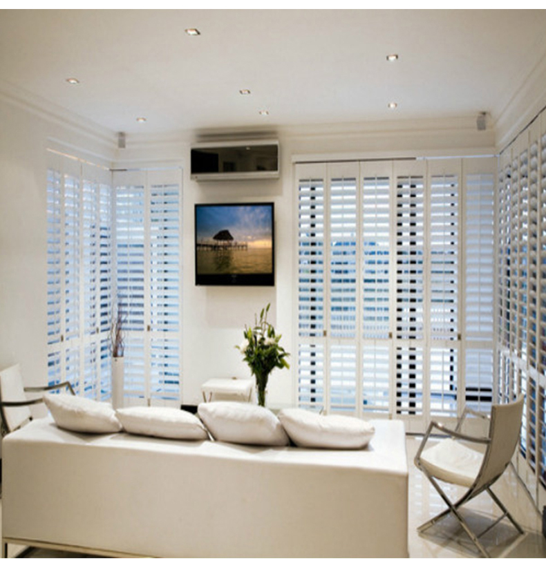 PVC Shutter Components-PVC solid core stile with light shield8