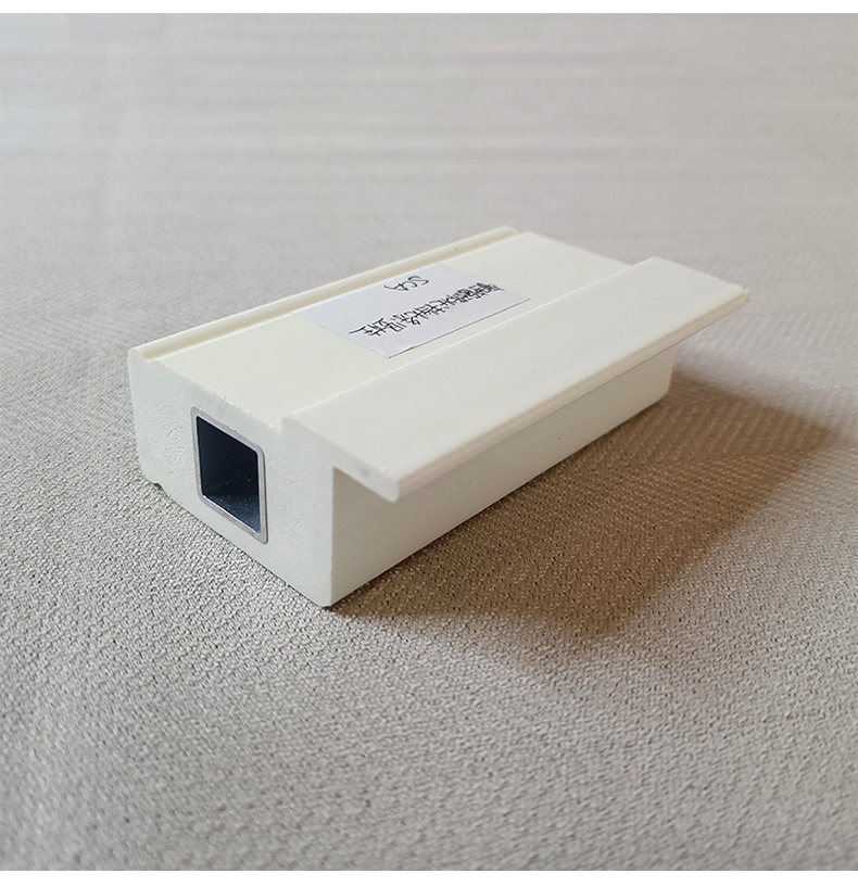 PVC Shutter Components-PVC aluminum core stile with light