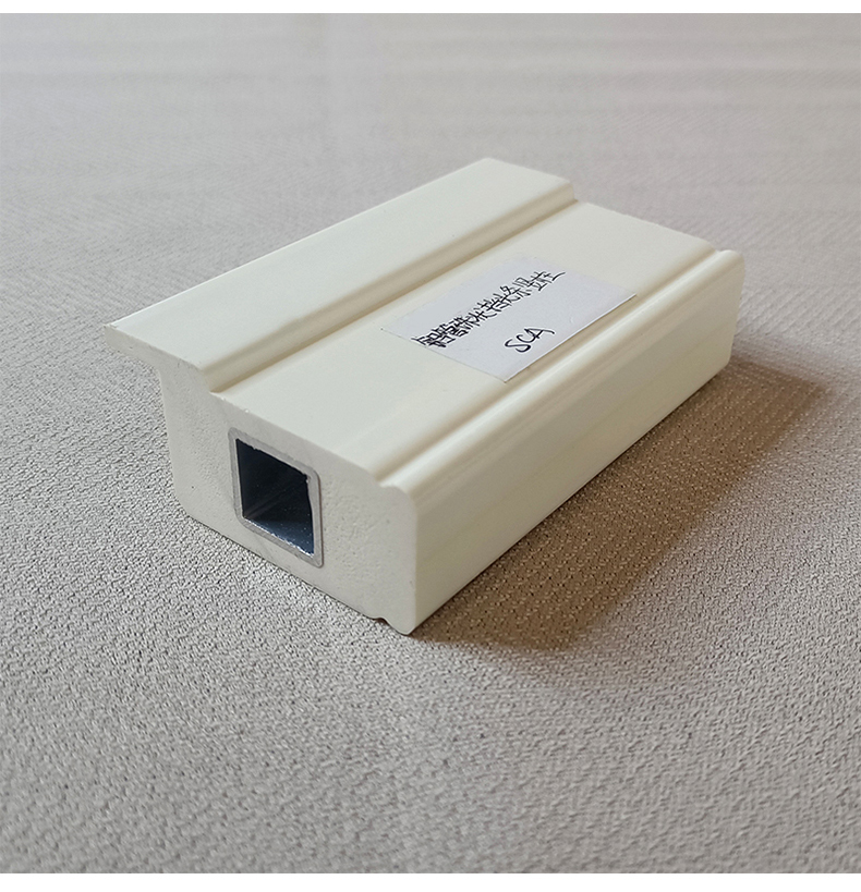 PVC Shutter Components-PVC aluminum core stile with light