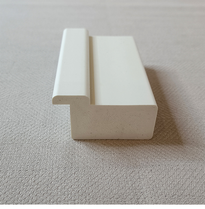 PVC Shutter Components-PVC solid core stile with light shield7