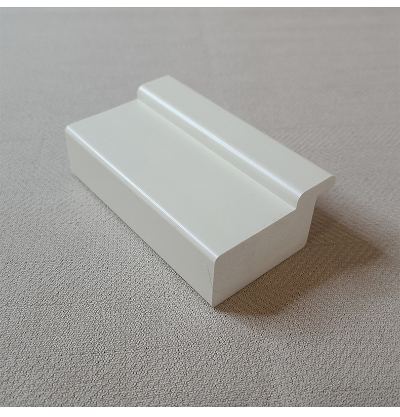 PVC Shutter Components-PVC solid core stile with light shield9