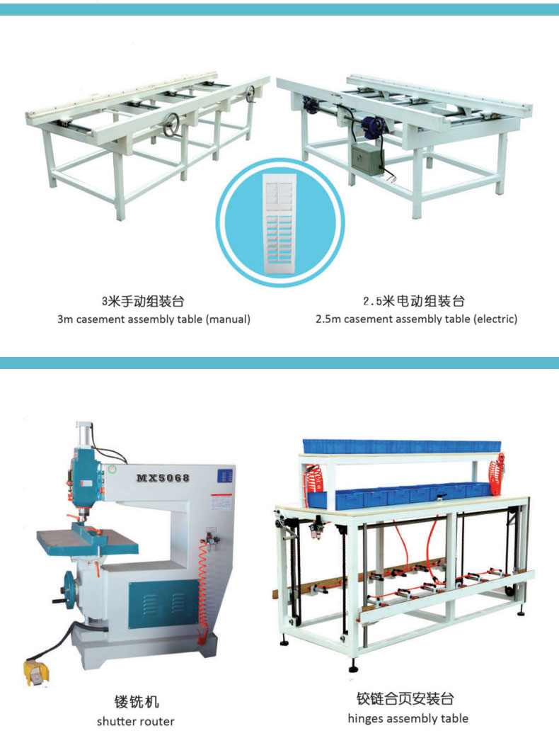 Special equipment for shutters Shutter Machine22