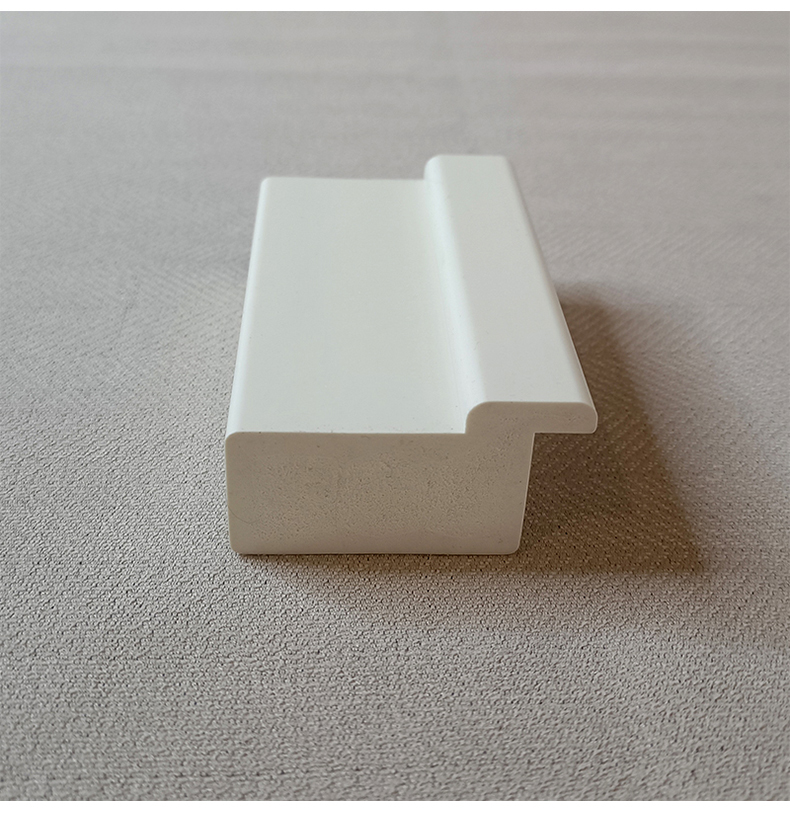 PVC Shutter Components-PVC solid core stile with light shield10
