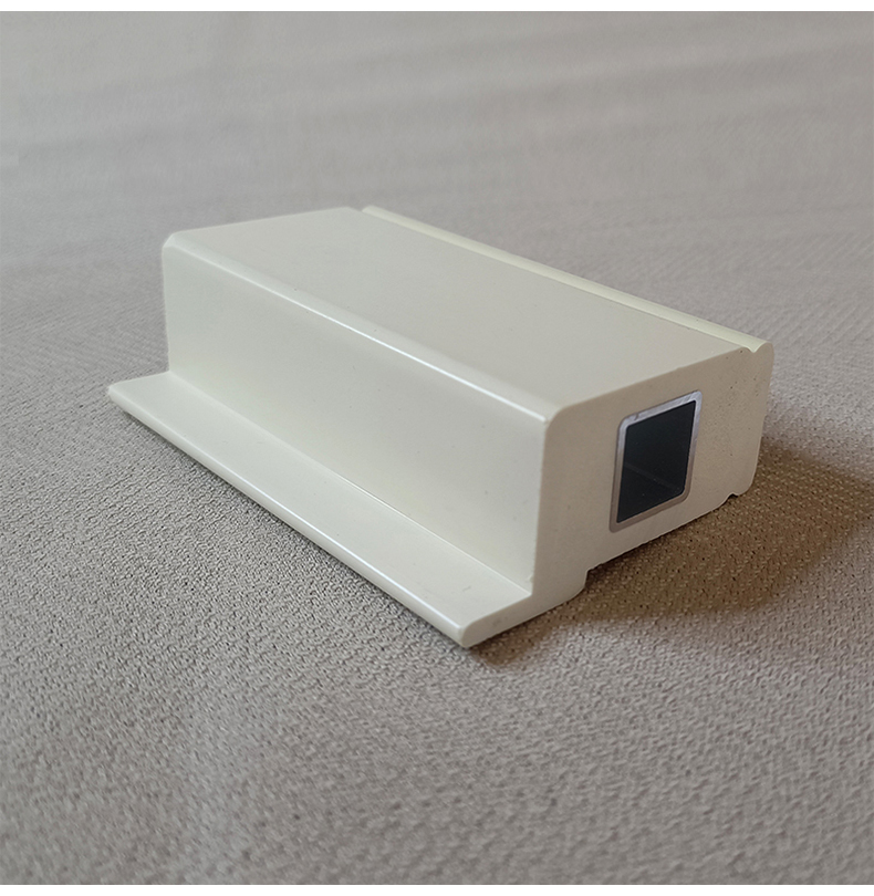 PVC Shutter Components-PVC aluminum core stile with light