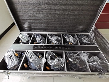 Battery LED par lights