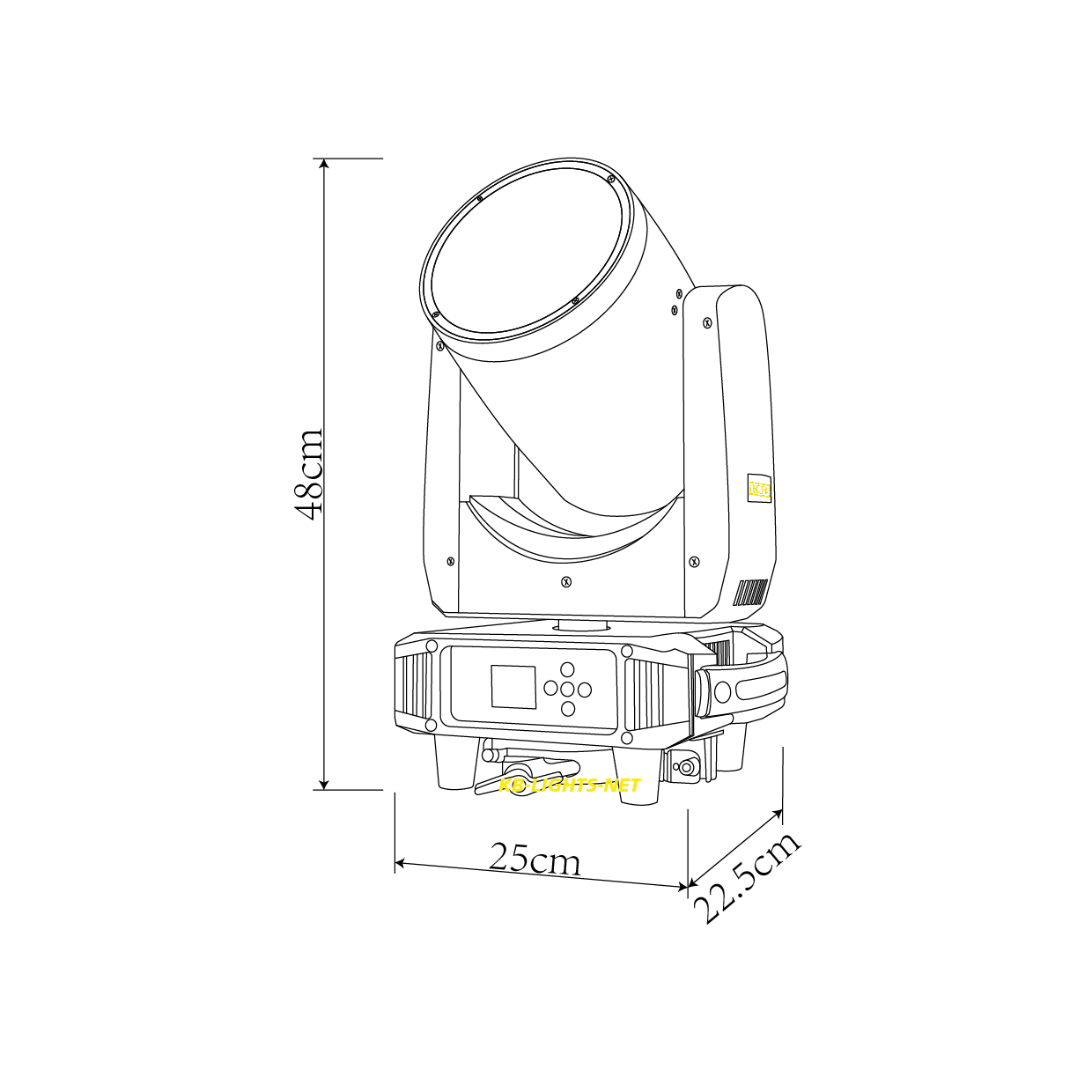 led par moving head