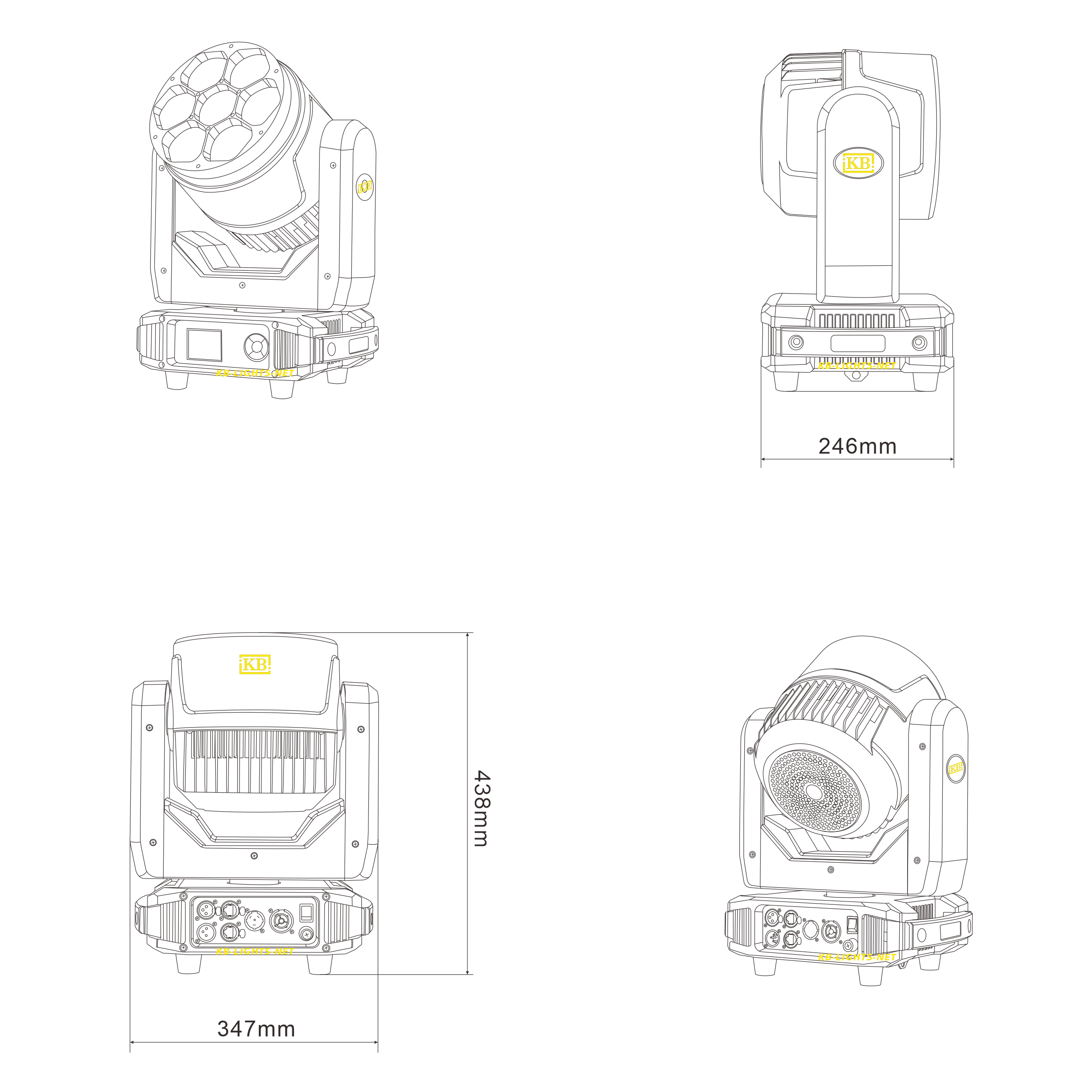 Beam Moving Head LED Lights