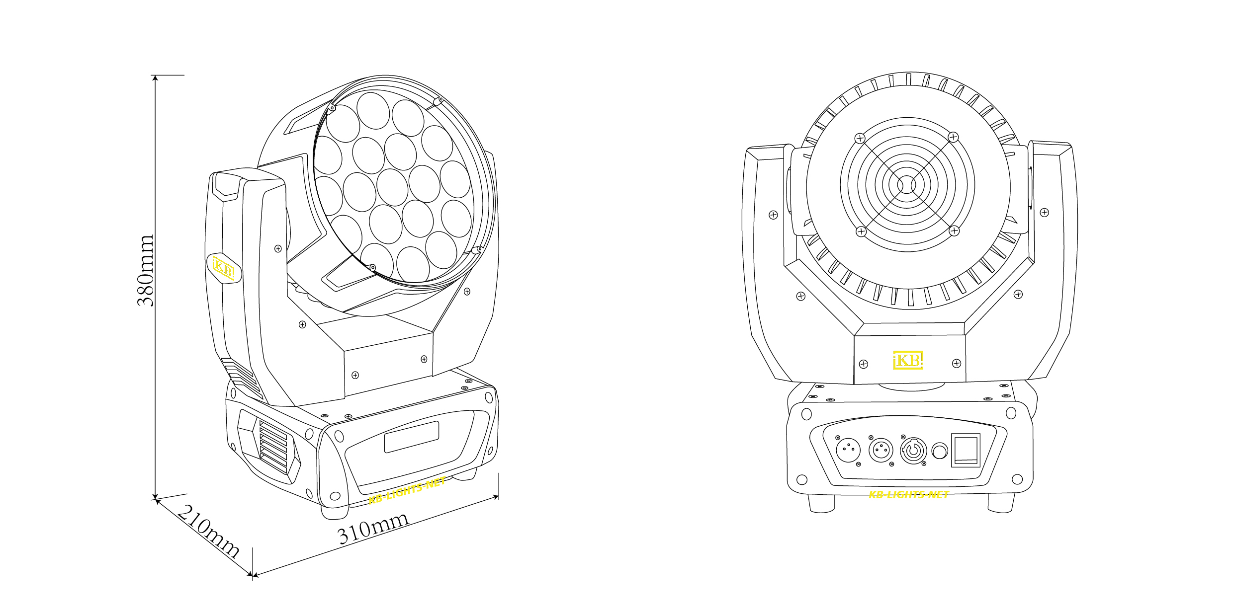 moving head dj lights