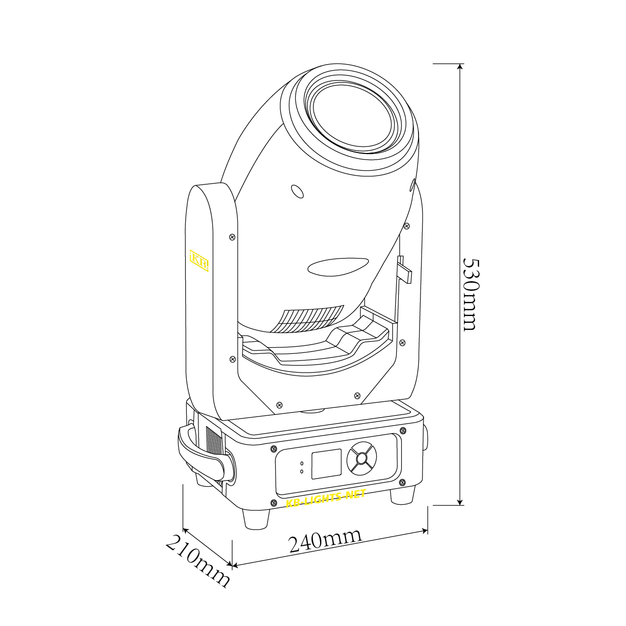 spot wash moving head