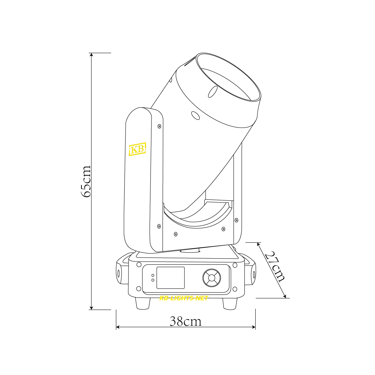 led stage wash lights