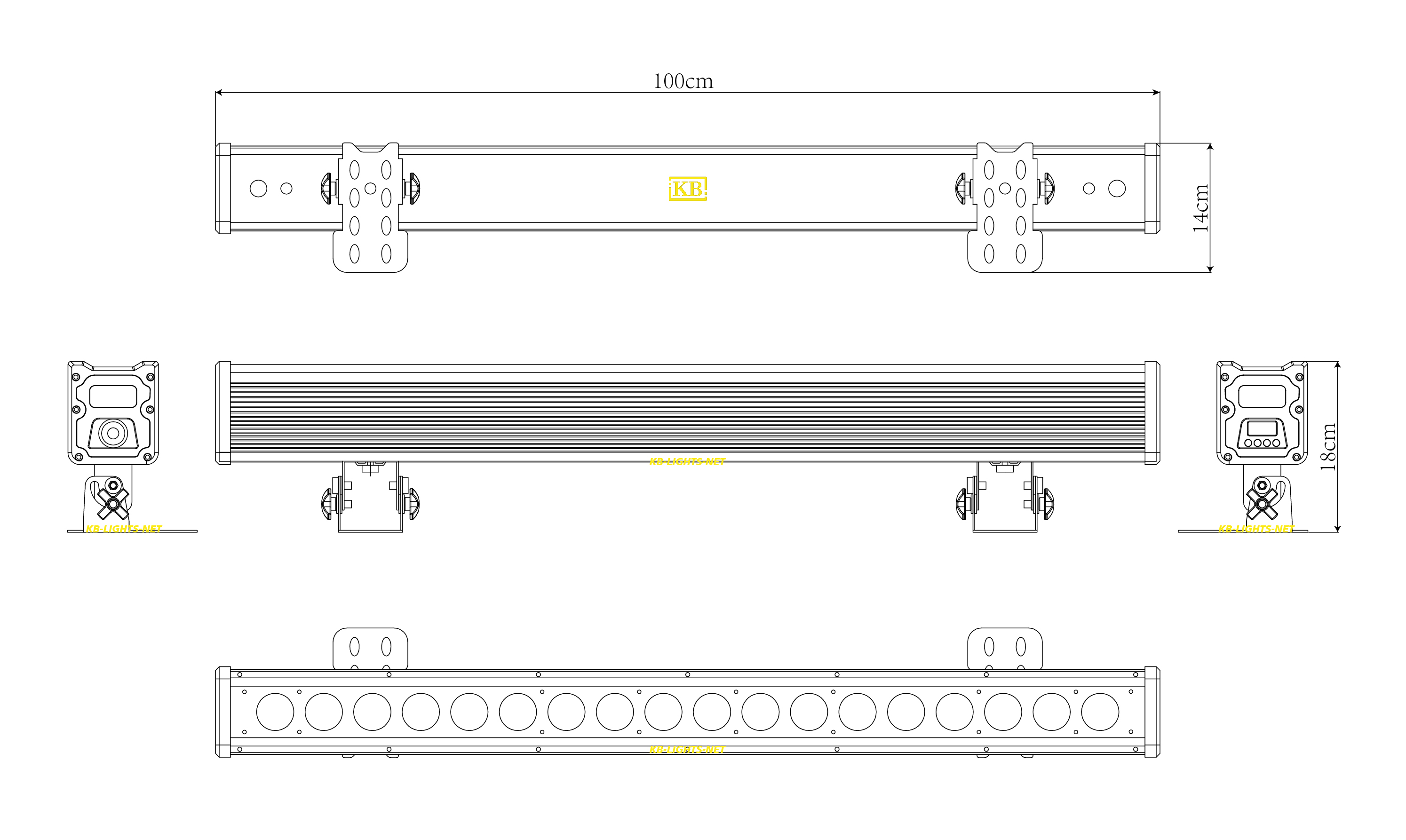 led bar stage lights