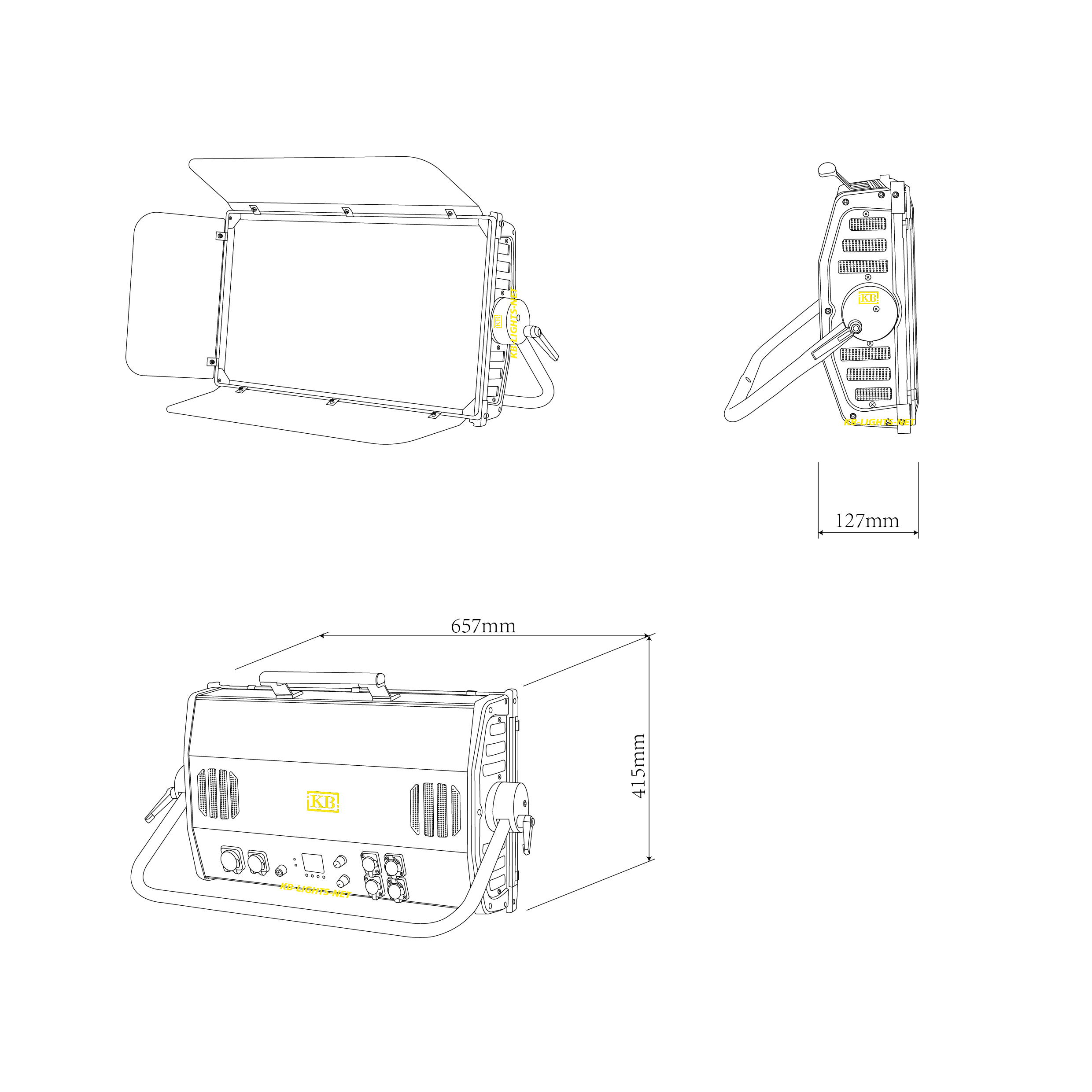 rgbw light panel