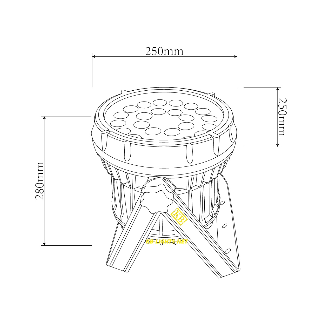 waterproof par lights