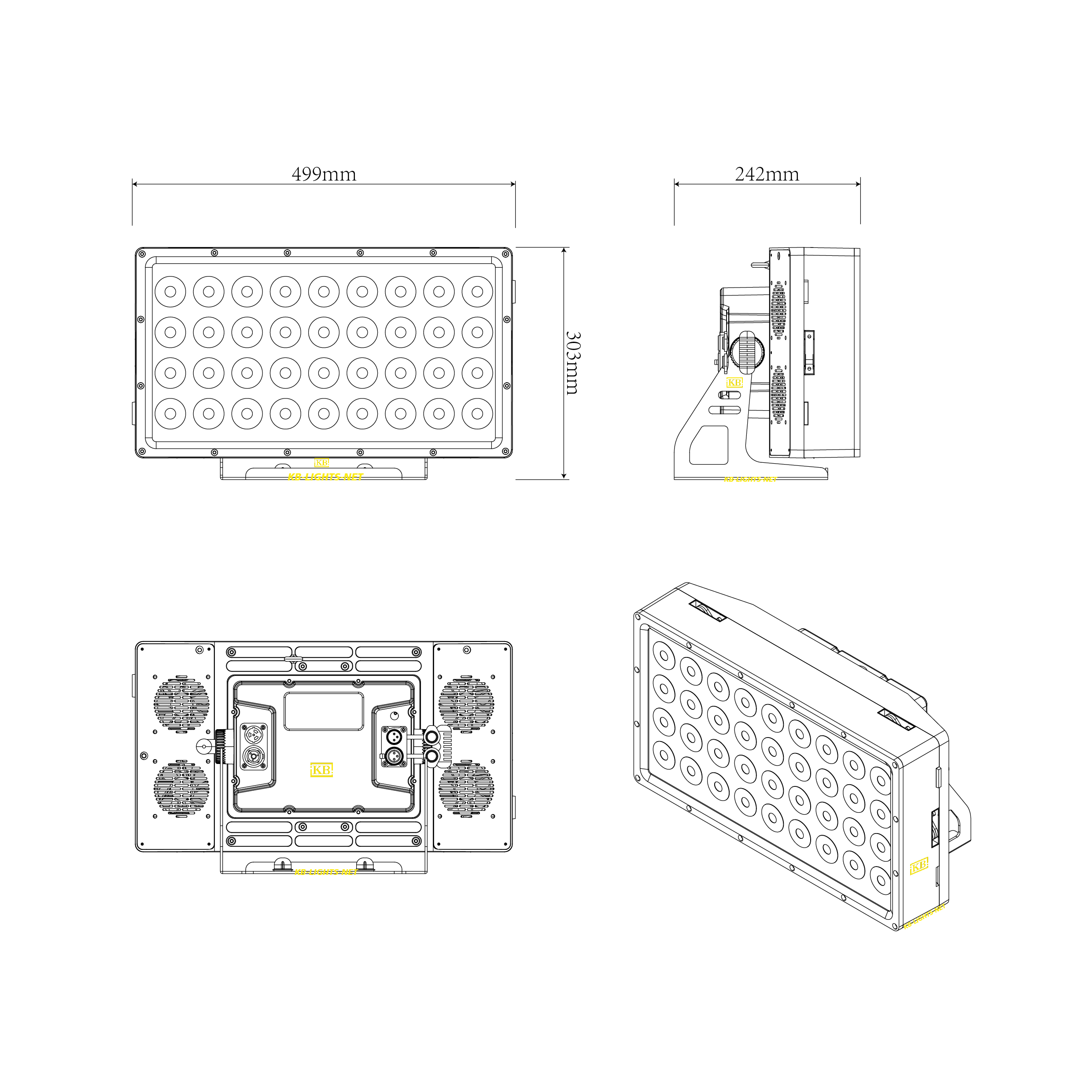 led wall wash lighting