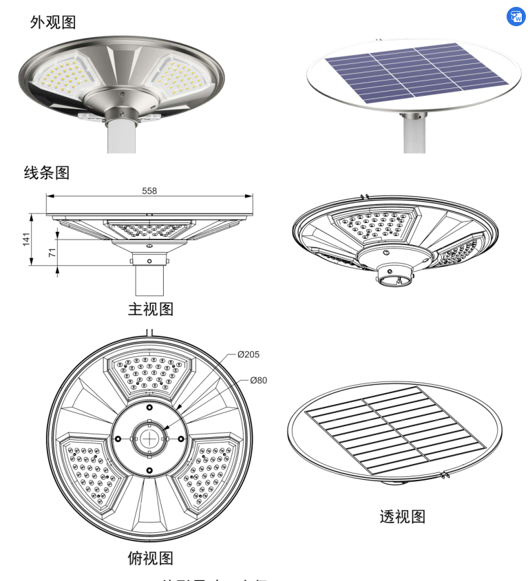 LED SOLAR GARDEN LIGHT