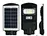 Plastic integrated solar street light