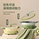 multipurpose separated electric hot pot 1500W 8L split non-stick aluminum cooking pot
