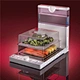 Square Shape Electric Food Steamer 10.8L 18.8L 1500W