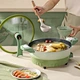 multipurpose separated electric hot pot 1500W 8L split non-stick aluminum cooking pot