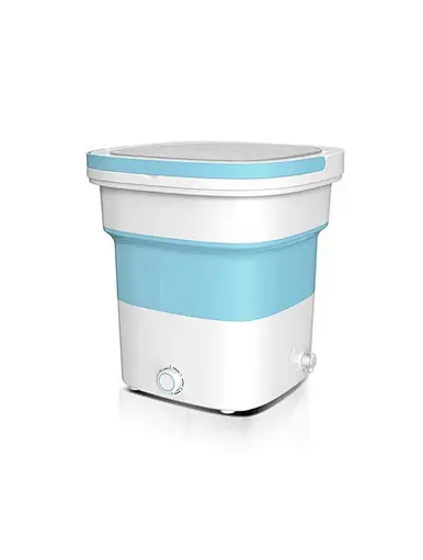 Double blue light sterilization folding washing machine portable underwear socks baby clothes washin