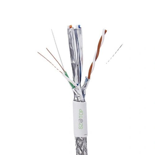 CAT7 SSTP 23awg 24awg copper gigabit ethernet cable