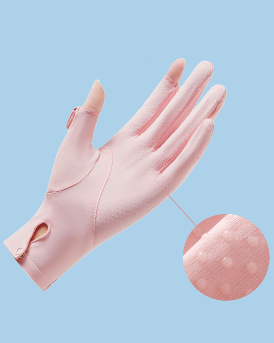 Suntan gloves