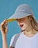 fitted hats with colored brim