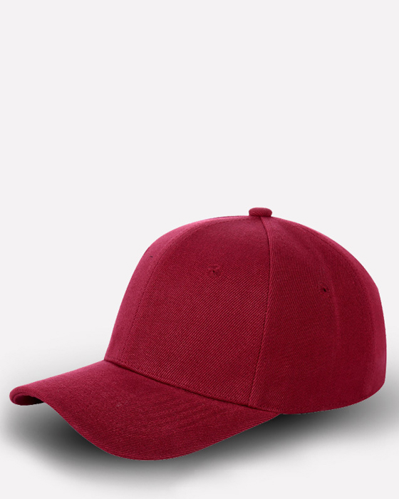 plain white baseball cap