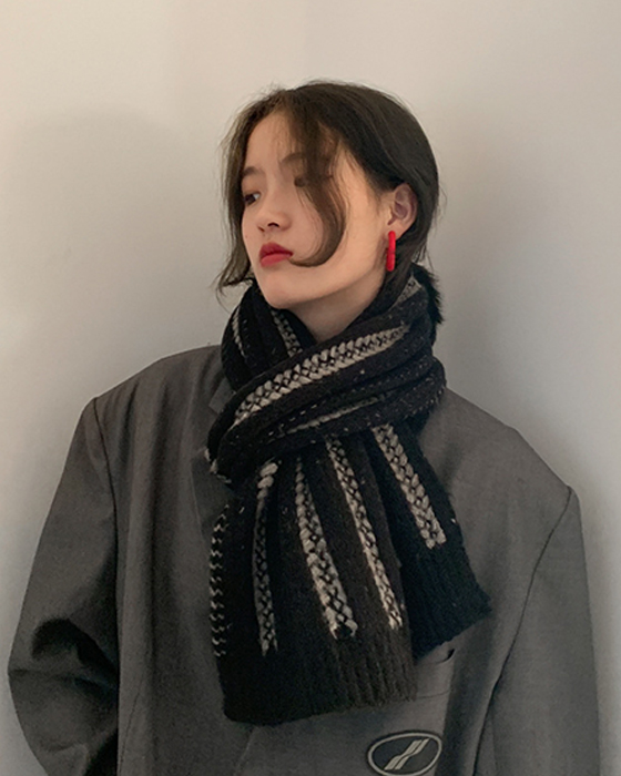 ribbed knit infinity scarf pattern