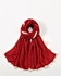 Simple scarf with lace edge