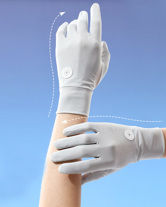 Ice silk gloves